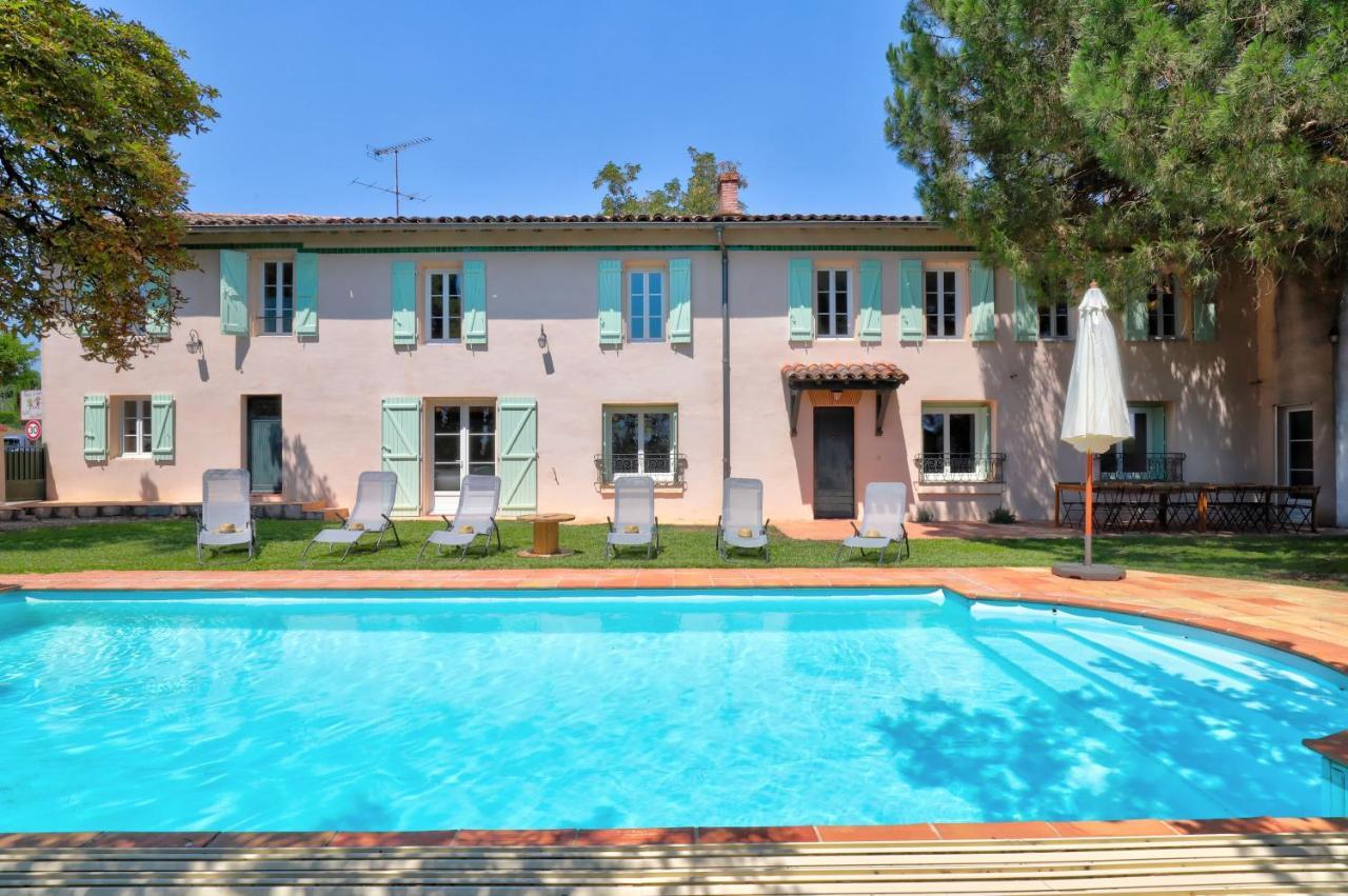 Gite La Grappe Occitane - 14 Personnes - Piscine Privee Ambres 외부 사진