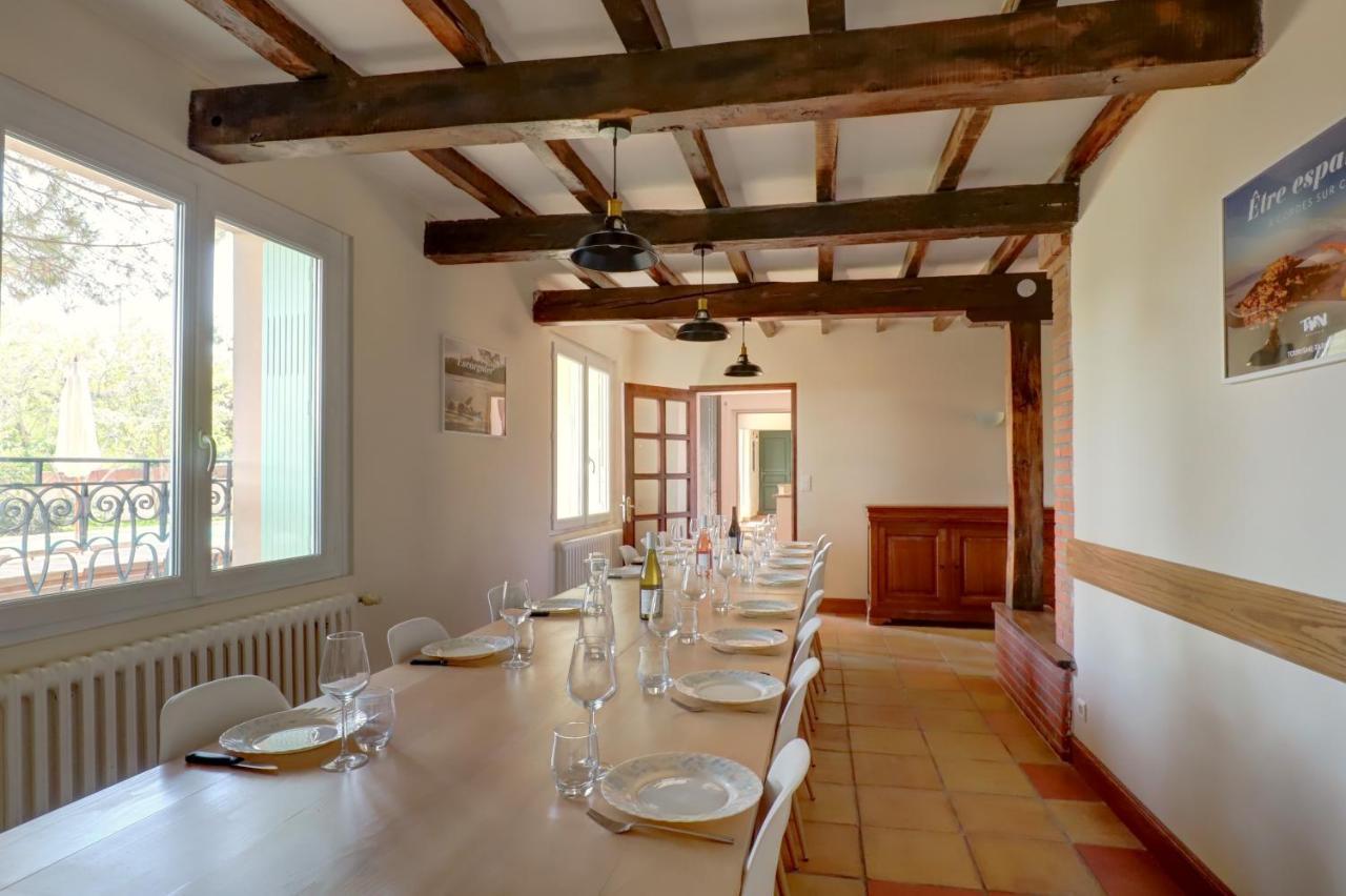 Gite La Grappe Occitane - 14 Personnes - Piscine Privee Ambres 외부 사진